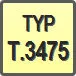 Piktogram - Typ: T.3475